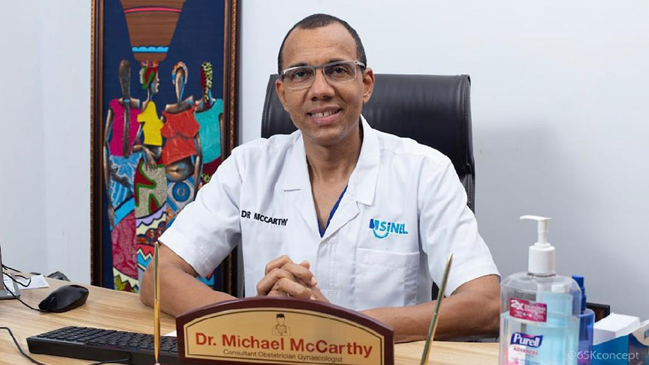 Dr. McCarthy at Sinel Specialist Hospital